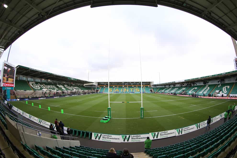 Saturday's match between Northampton and Leicester at Franklin's Gardens has been called off (Nigel French/PA)