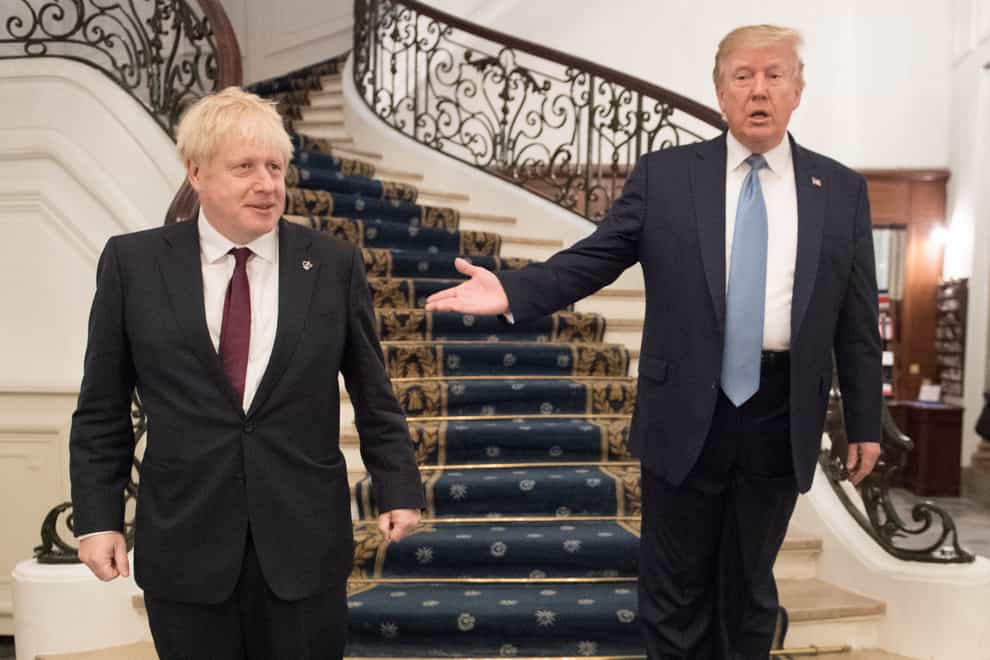 Boris Johnson and Donald Trump