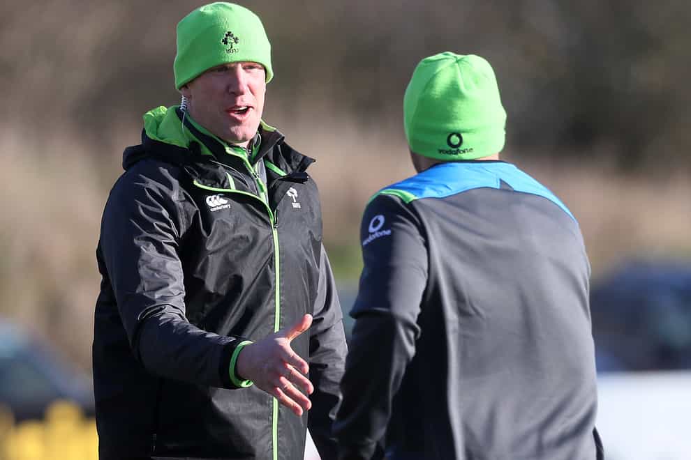 Paul O’Connell, left, has joined Ireland's coaching group