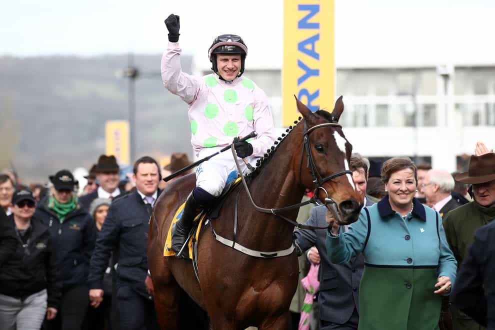Min after winning last year's Ryanair Chase