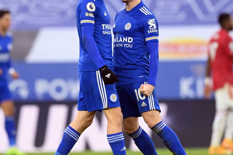 Jamie Vardy and James Maddison are expected to sit out Leicester's trip to Stoke