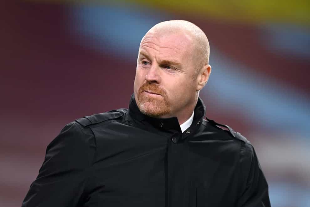 Sean Dyche has revealed there are "a couple" of cornavirus cases at the club ahead of the clash with MK Dons (Michael Regan/PA).