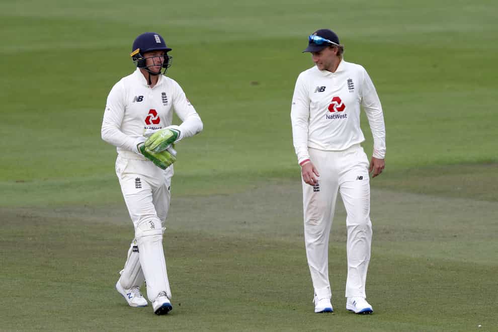 Joe Root (right) and Jos Buttler (left) will lead the teams in England's warm-up on Friday.