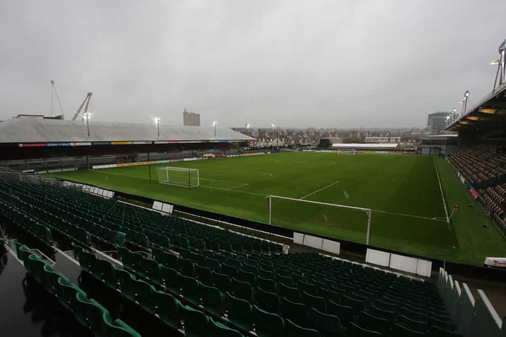 A general view of Rodney Parade, Newport