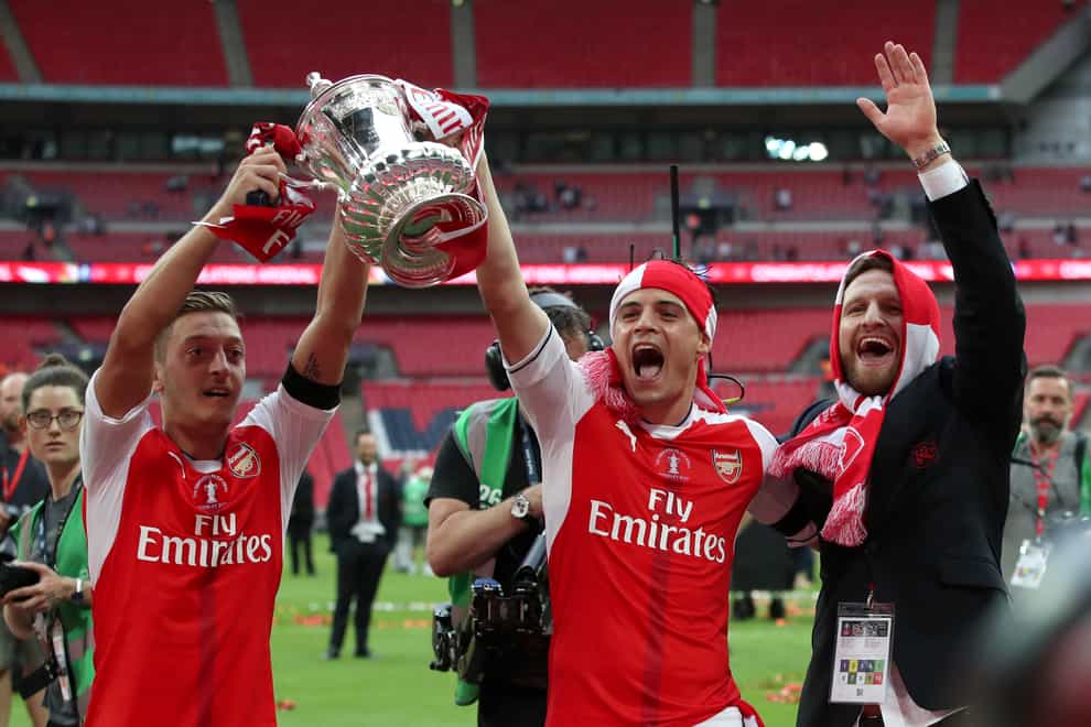 Mesut Ozil has won multiple FA Cups during his time at Arsenal