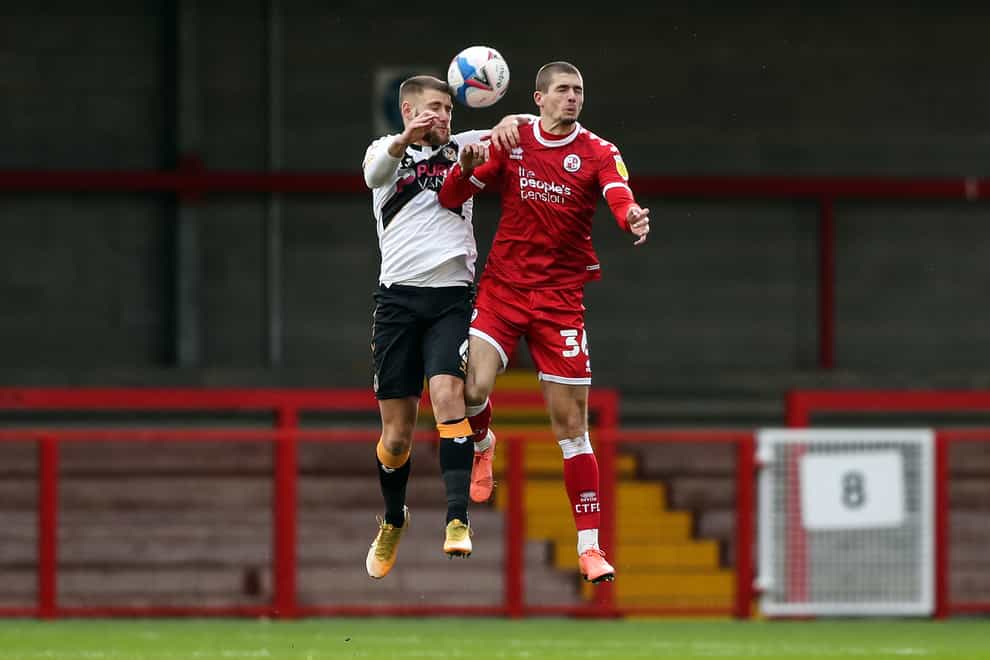 Max Watters, right, has been in red-hot form for Crawley