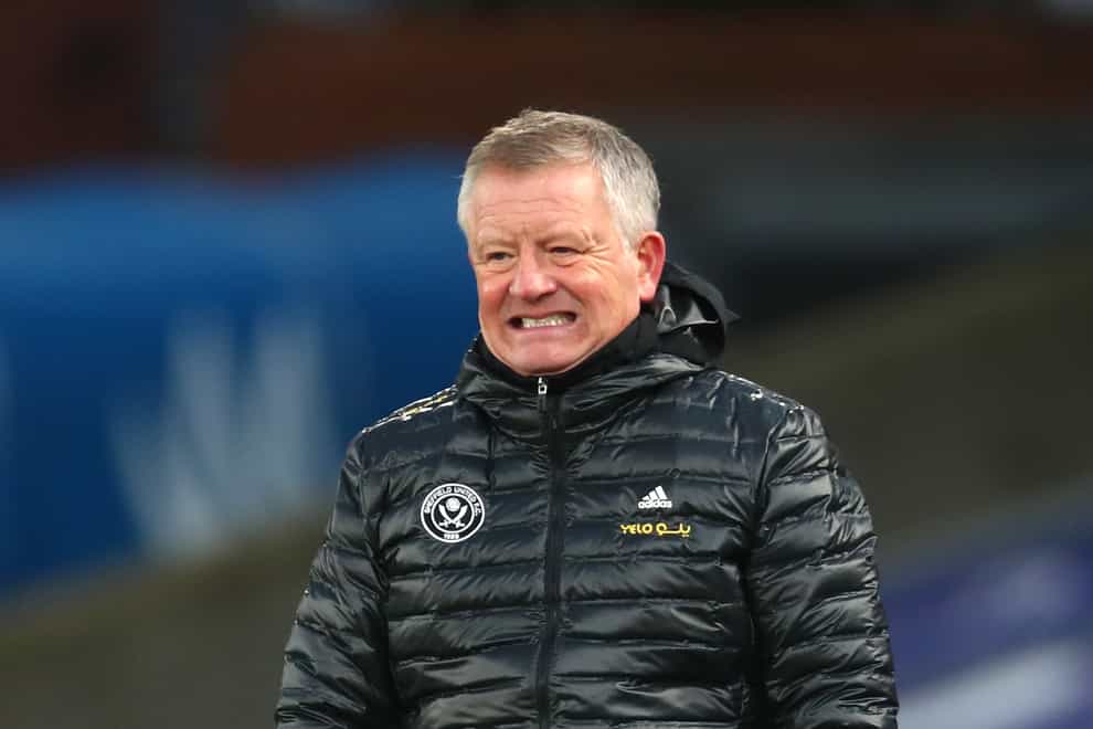 Chris Wilder's Sheffield United are rooted to the foot of the Premier League