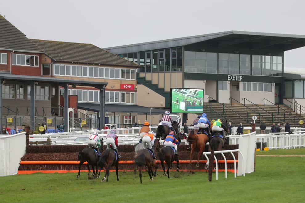 Officials at Exeter are hopeful of racing on Sunday