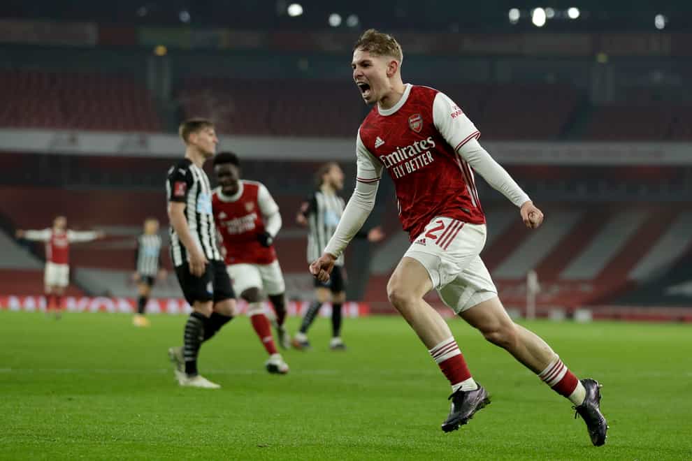 Emile Smith Rowe scored his second goal of the season in Arsenal's 2-0 win over Newcastle
