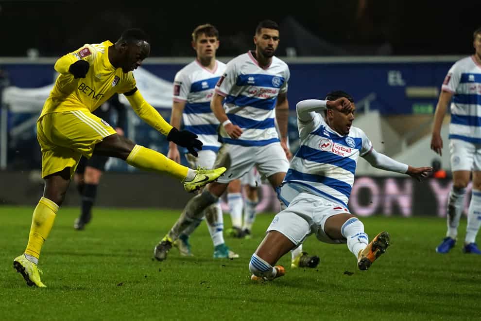 Neeskens Kebano scores Fulham's second goal against QPR
