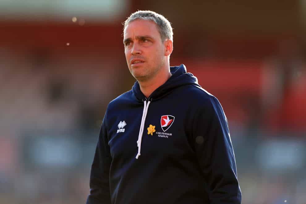 Cheltenham manager Michael Duff saw his side edge out Mansfield
