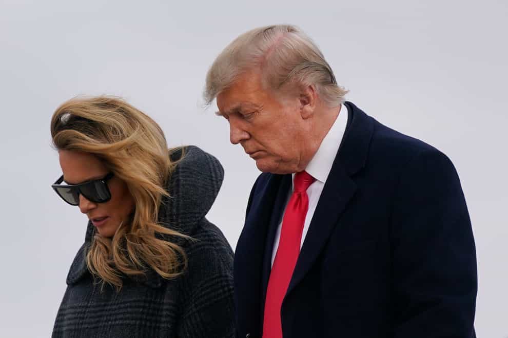 President Donald Trump and first lady Melania Trump (Patrick Semansky/AP)