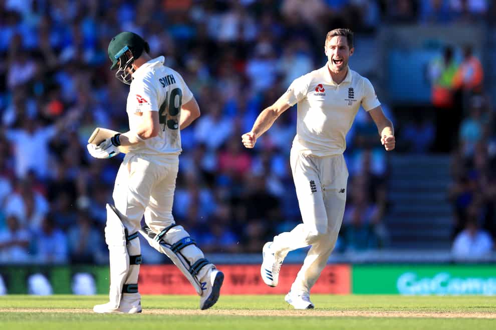 Chris Woakes (right) has had his say on the row surrounding Steve Smith (left).