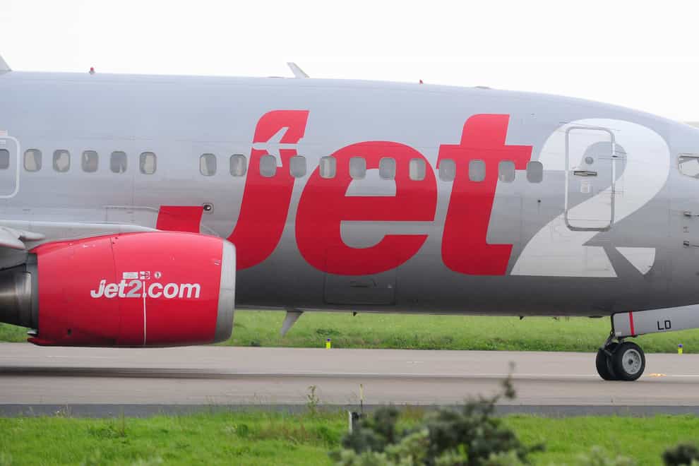 Jet2 has suspended all flights and holidays until March 25 (Anna Gowthorpe/PA)