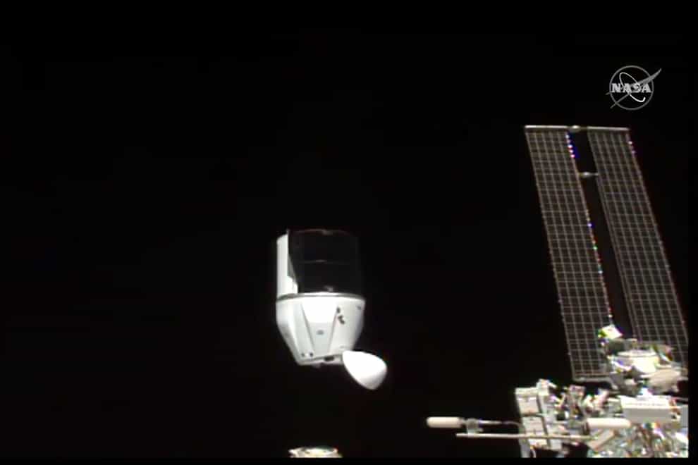 SpaceX’s Dragon undocking from International Space Station