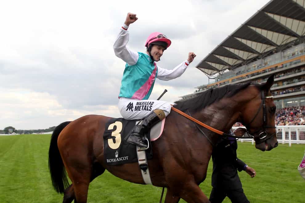 Tom Queally aboard Frankel at Royal Ascot