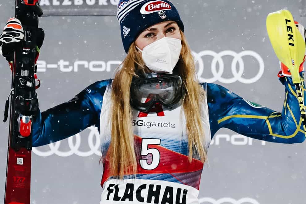 <p>Mikaela Shiffrin won her 68th World Cup race on Tuesday</p>