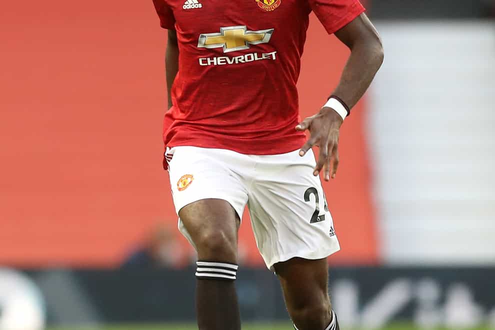 Manchester United defender Timothy Fosu-Mensah in action