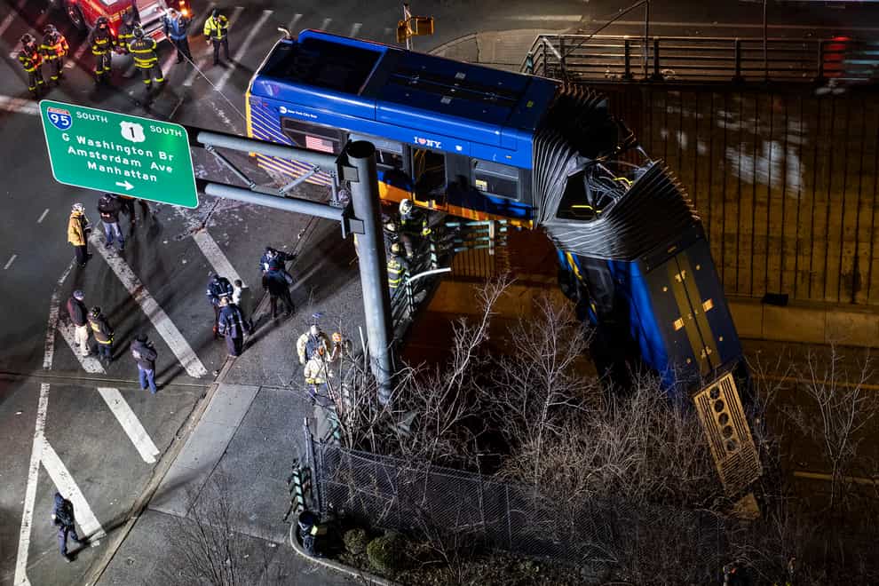 Bus Crash Overpass