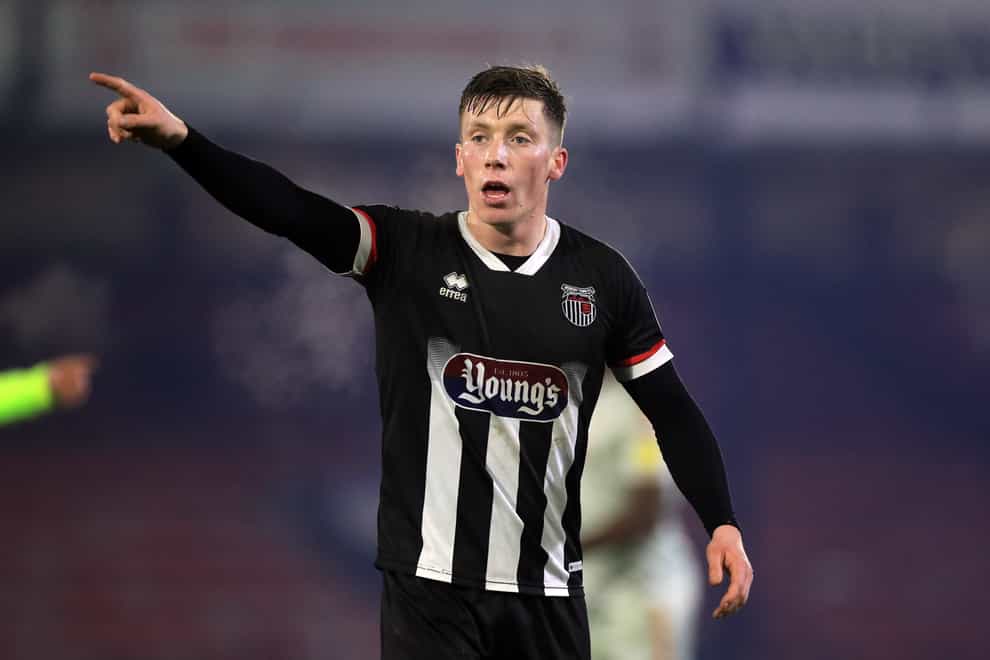 Grimsby's Harry Clifton has an ankle injury