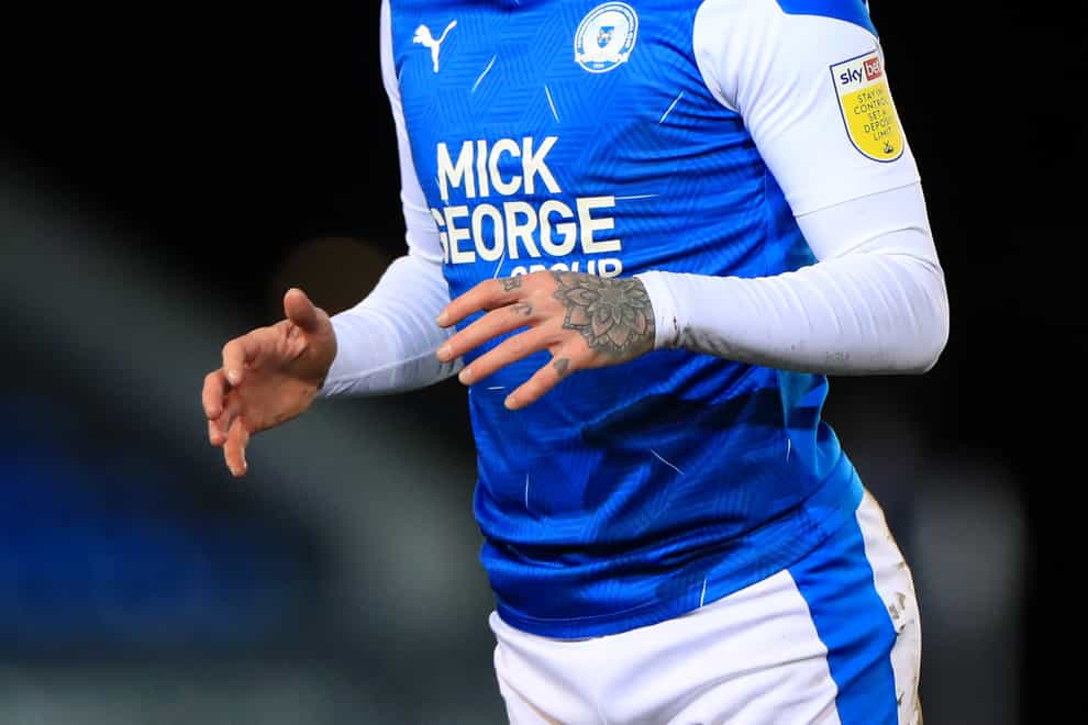 Sammie Szmodics in action for Peterborough