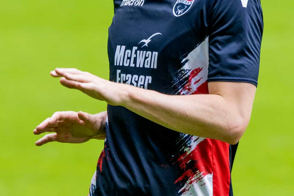Oli Shaw in action for Ross County