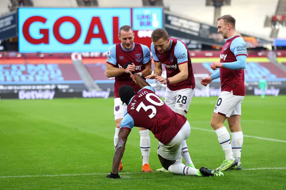 Michail Antonio scored the only goal in West Ham's win