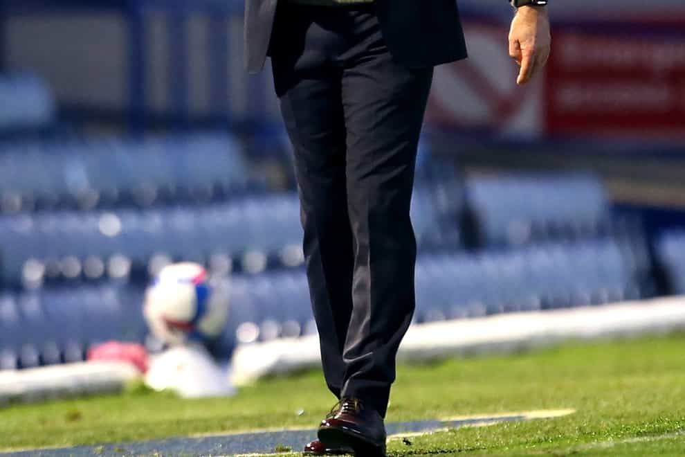 Portsmouth boss Kenny Jackett on the touchline