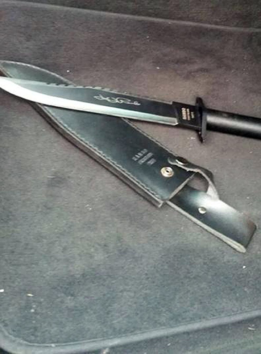 A Rambo knife