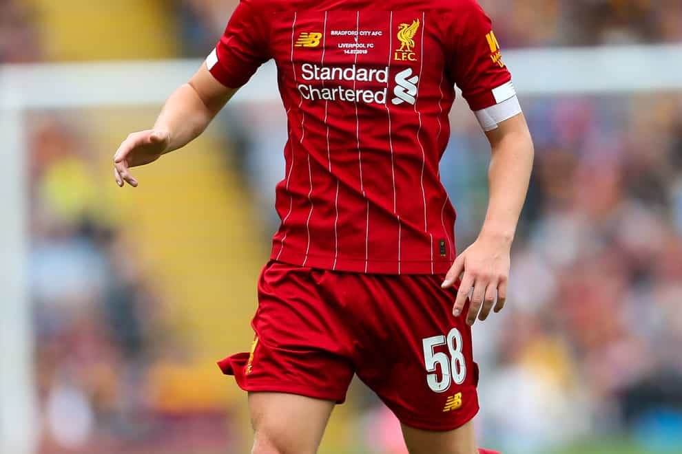 Liverpool striker Ben Woodburn