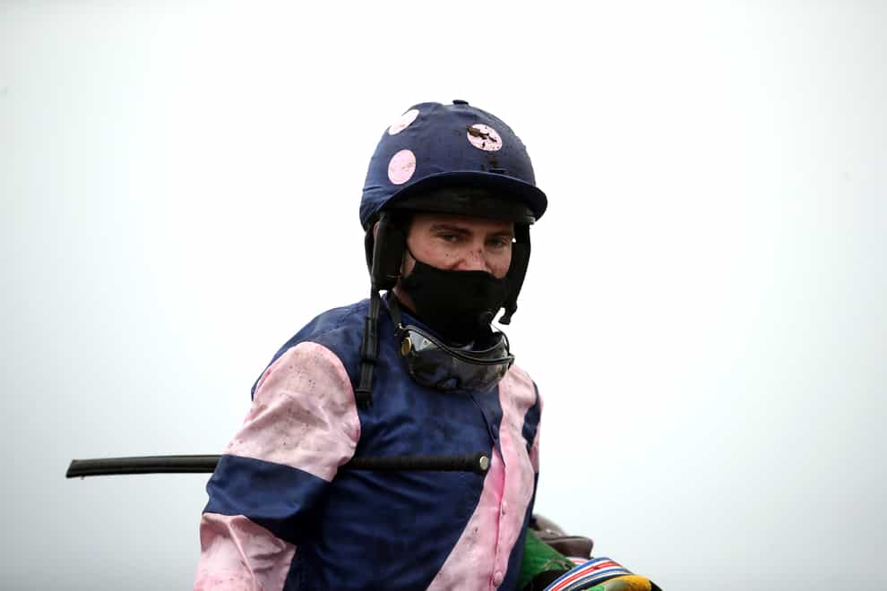 Jockey Jeremiah McGrath suffered hip and shoulder injuries in a fall at Lingfield