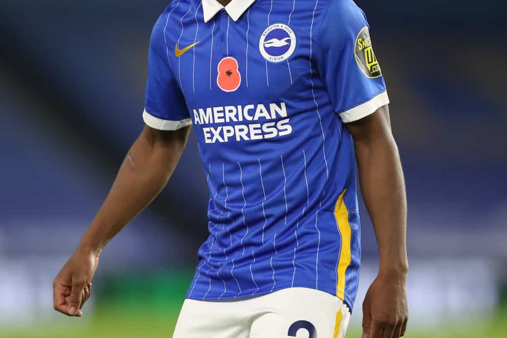 Brighton defender Tariq Lamptey was signed from Chelsea last January