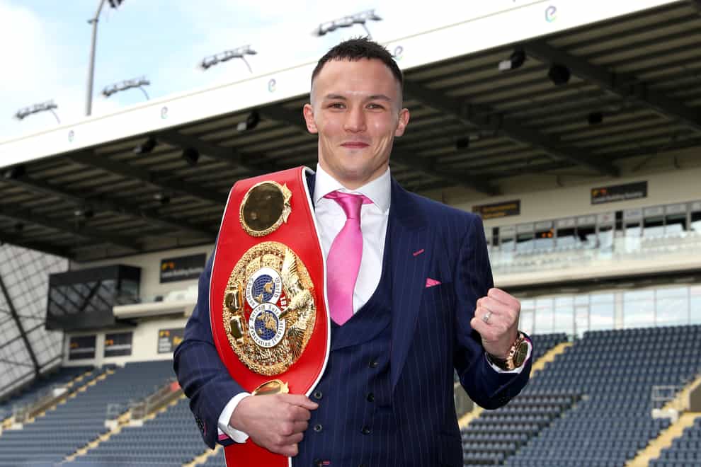 Josh Warrington has vacated his IBF featherweight title (Bradley Collyer/PA)