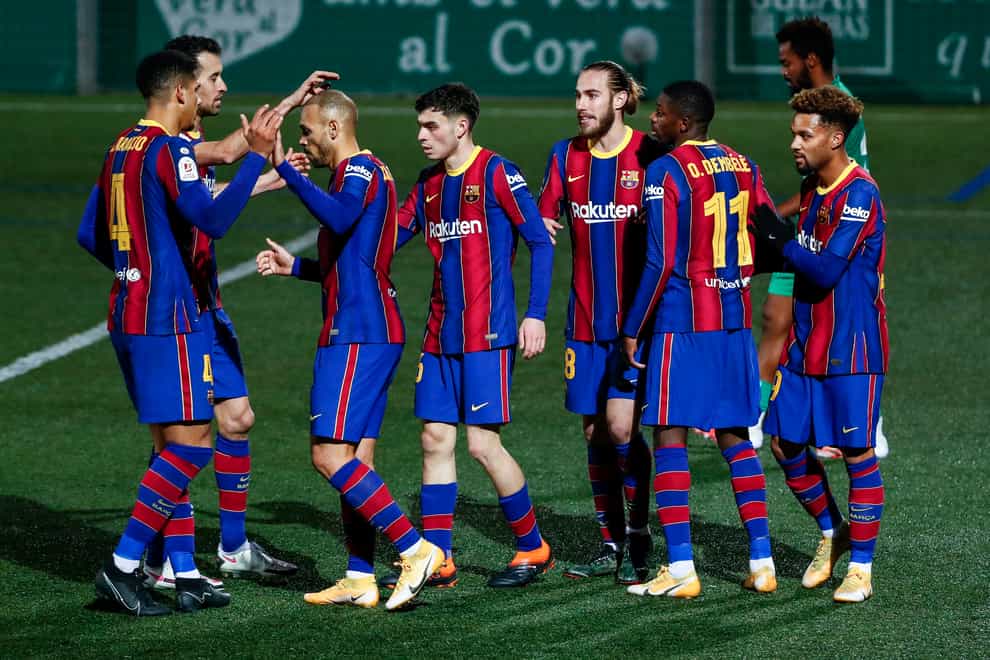 Barcelona were taken to extra-time in the Copa del Rey before squeezing through