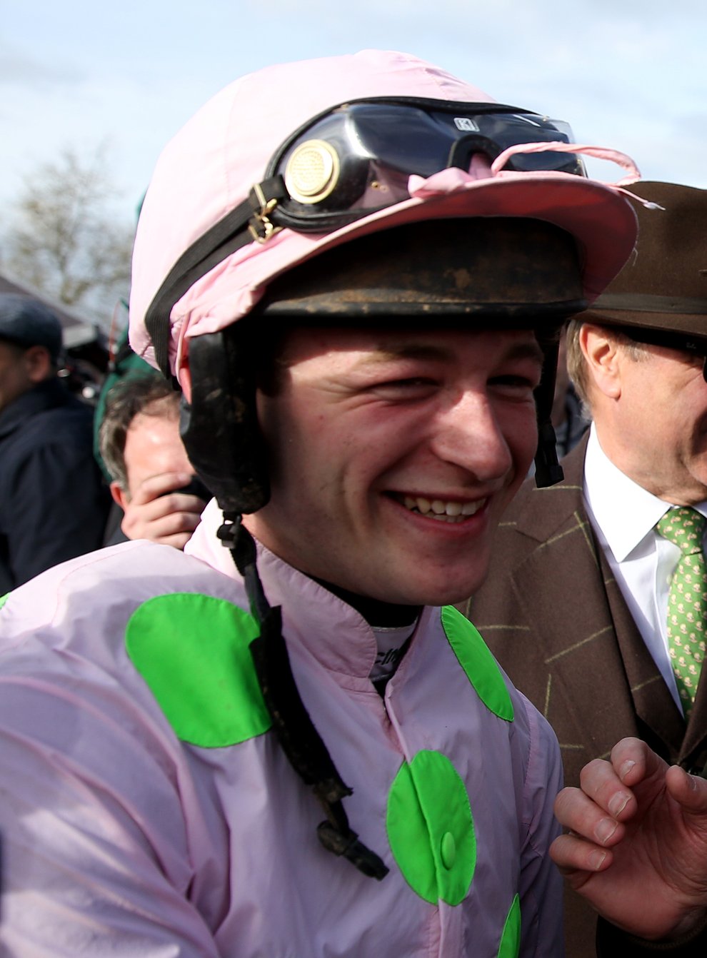 David and Willie Mullins following Faugheen's victory at Punchestown in 2018