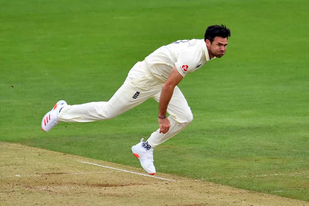 James Anderson claimed three wickets on the opening day