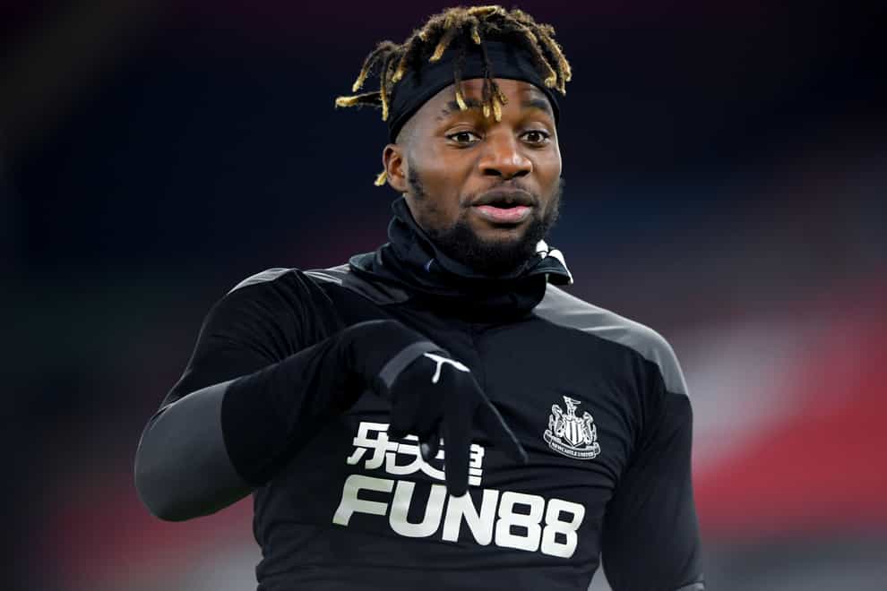 Allan Saint-Maximin is back in the Newcastle squad for the first time since November after recovering from coronavirus