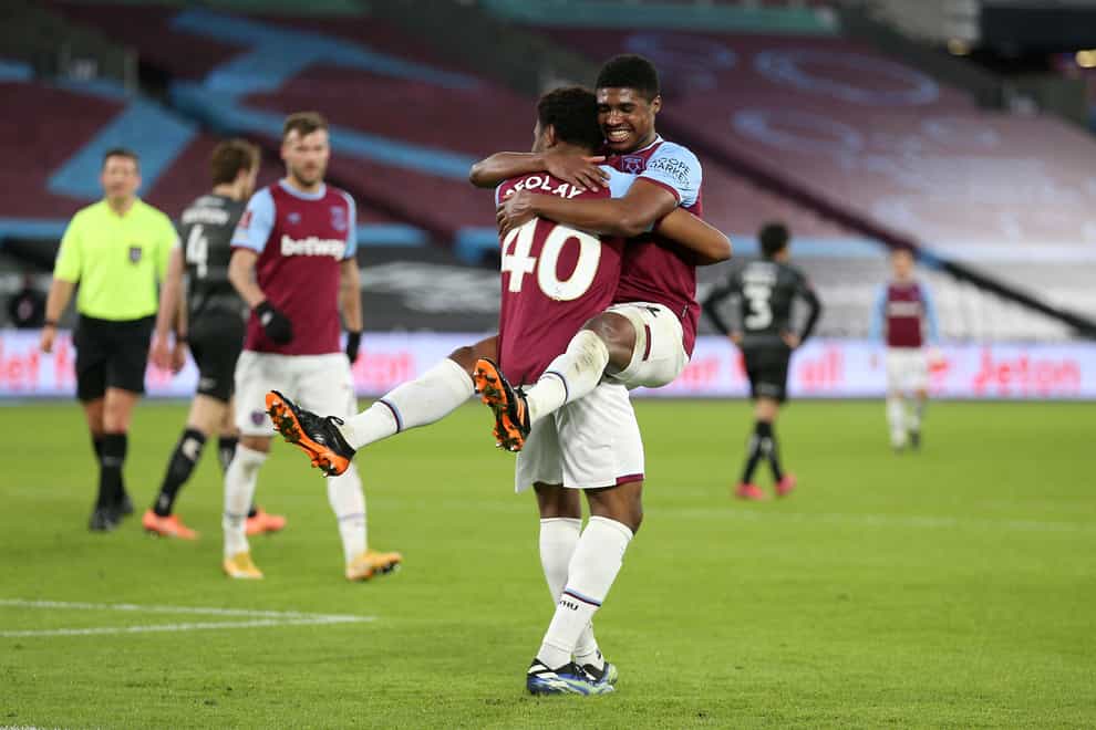 Oladapo Afolayan marked his West Ham debut with a goal in the 4-0 win over Doncaster