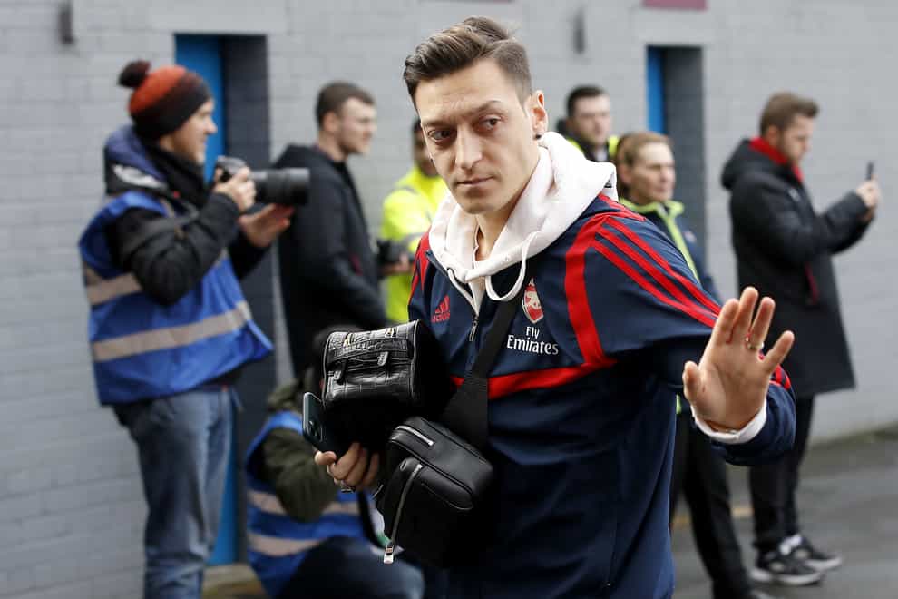Mesut Ozil said goodbye to Arsenal's fans
