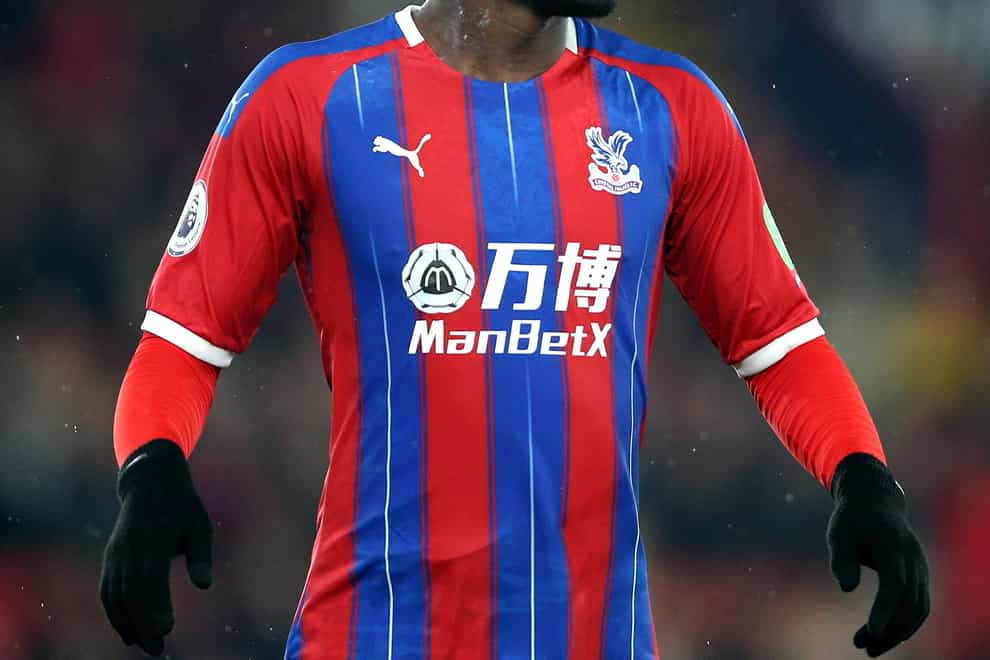 Christian Benteke in action for Crystal Palace