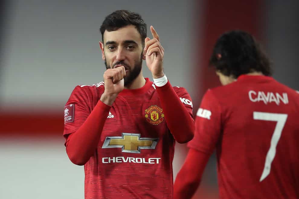 Bruno Fernandes fired Manchester United to victory against Liverpool