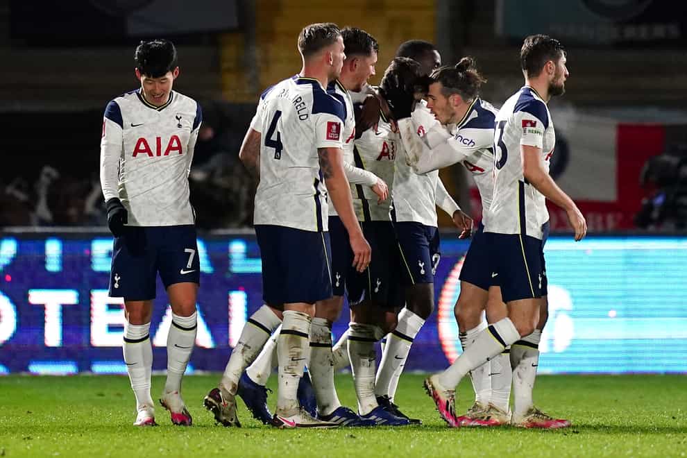 Tottenham needed three late goals to see off Wycombe