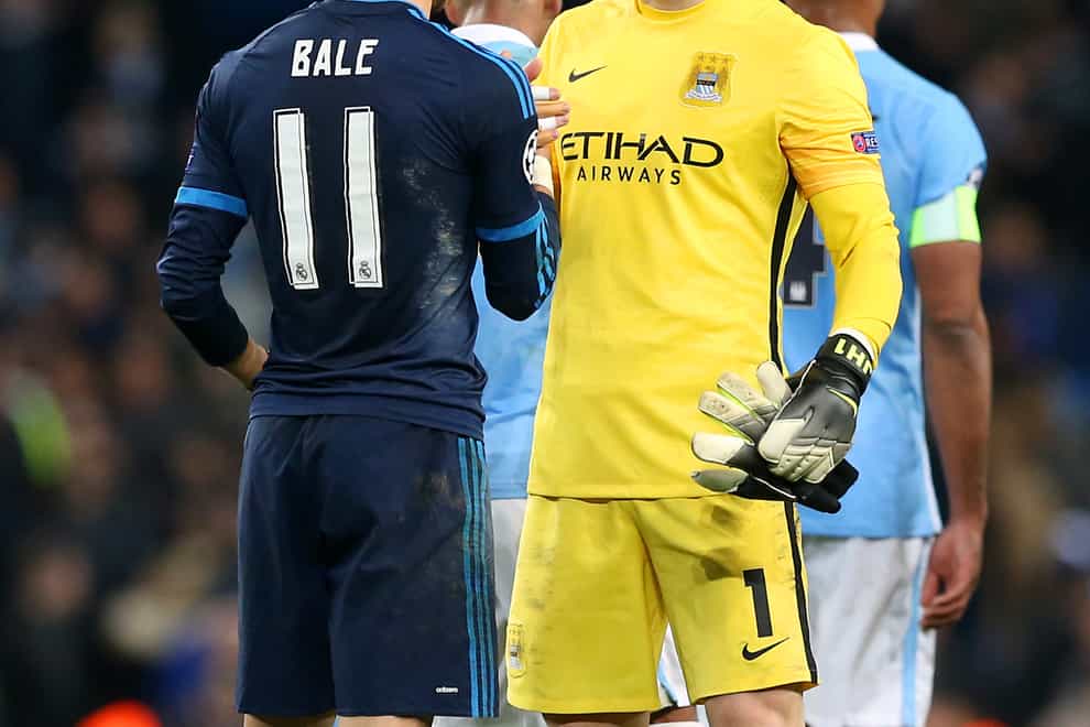 Joe Hart, right, says there is more to come from Tottenham team-mate Gareth Bale