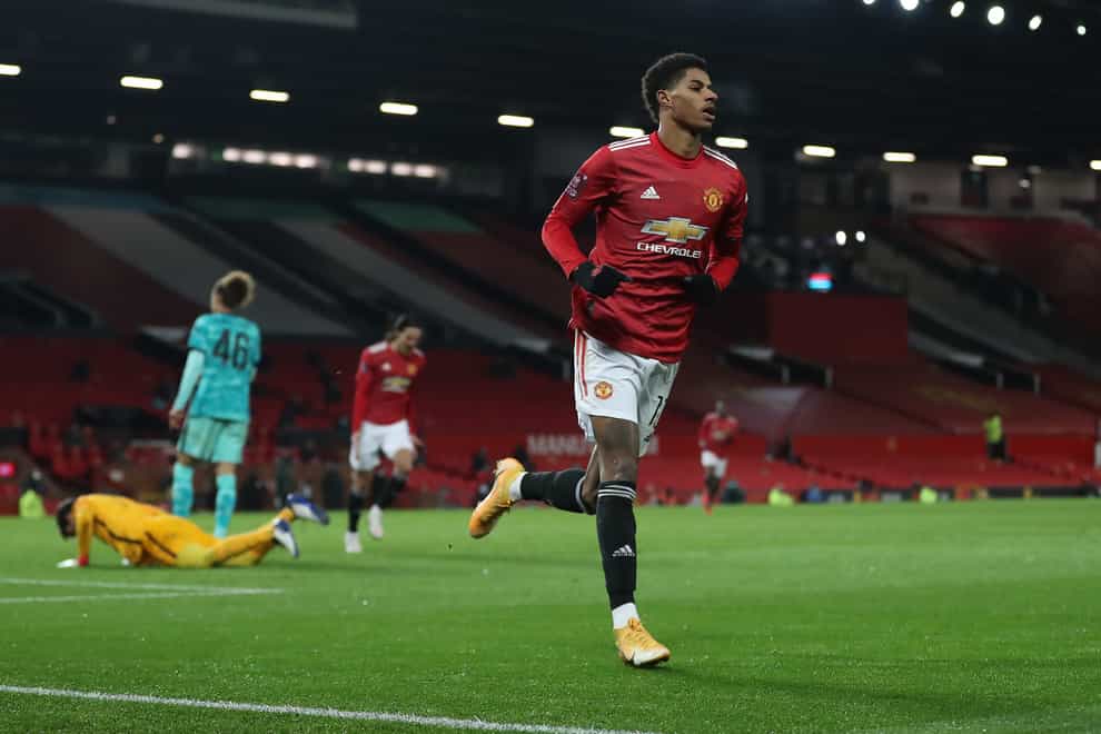 Marcus Rashford is fit for Manchester United