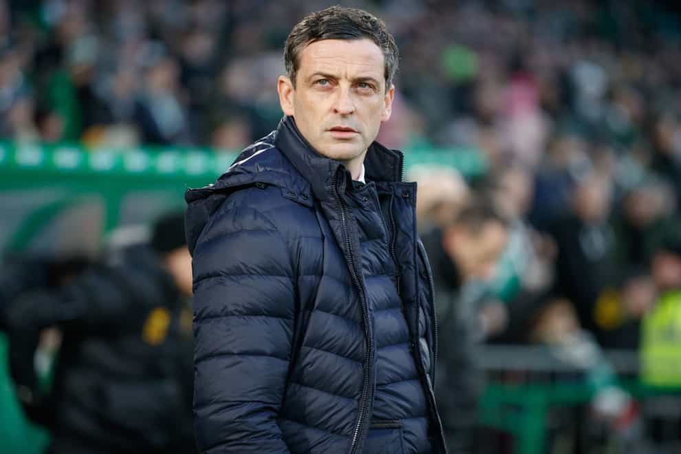 Hibernian boss Jack Ross has defended his players after criticism from former Rangers midfielder Charlie Adam