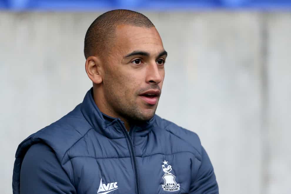 James Vaughan scored twice as Tranmere defeated Harrogate