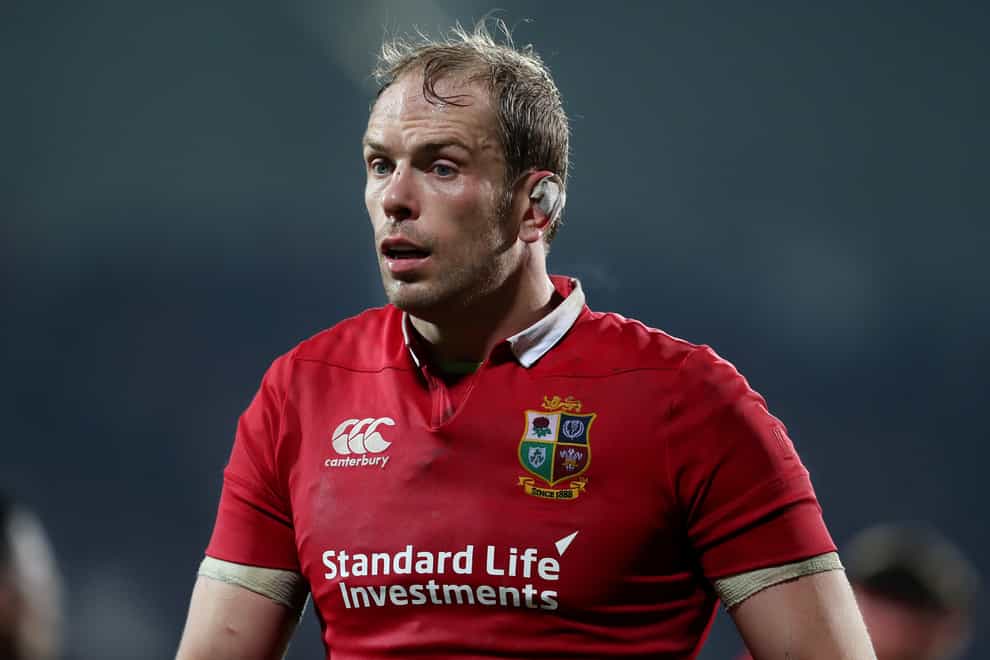 Alun Wyn Jones in action for the Lions