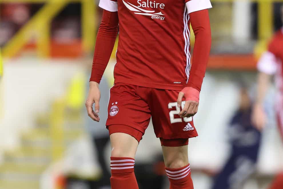 Scott Wright in action for Aberdeen