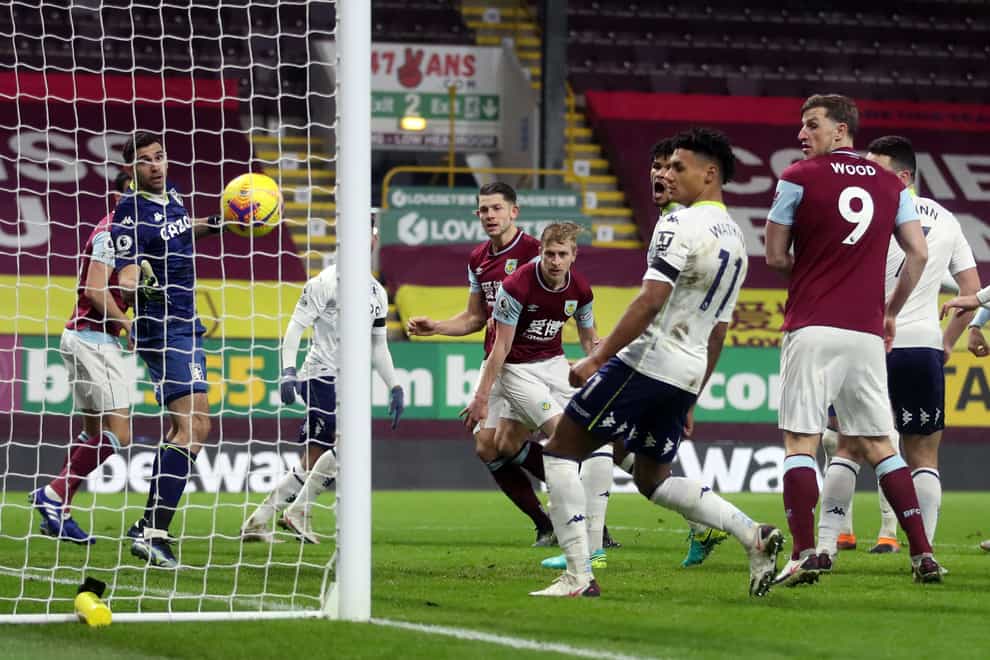 Villa lost 3-2 at Burnley ahead of Saturday's trip to Southampton