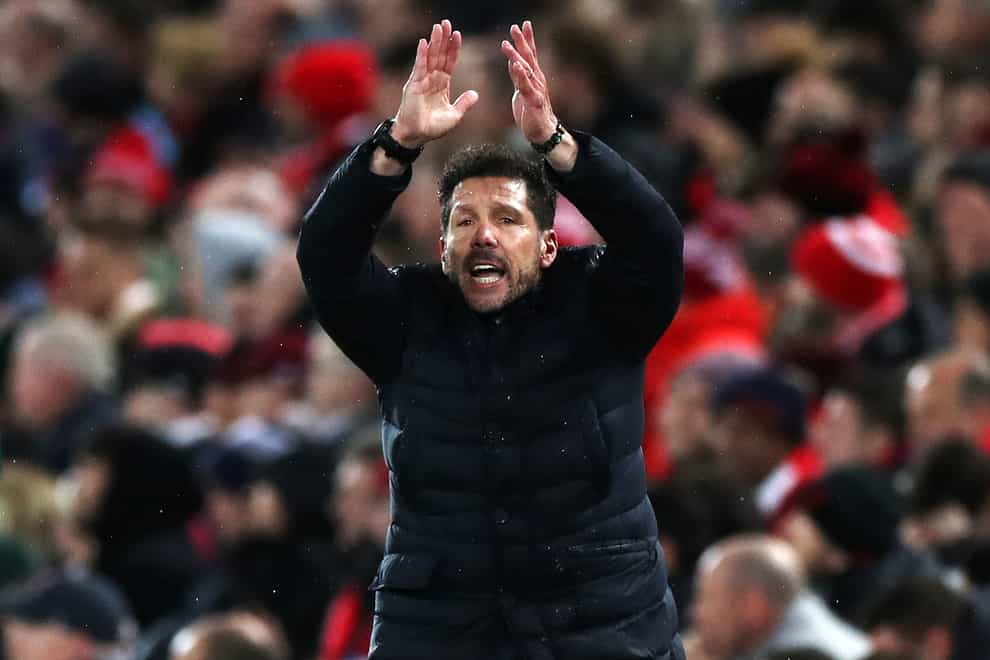 Diego Simeone's Atletico Madrid are 10 points clear of Barcelona and Real Madrid at the top of LaLiga